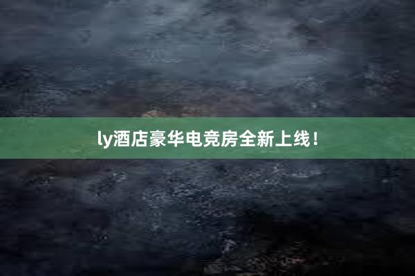 ly酒店豪华电竞房全新上线！